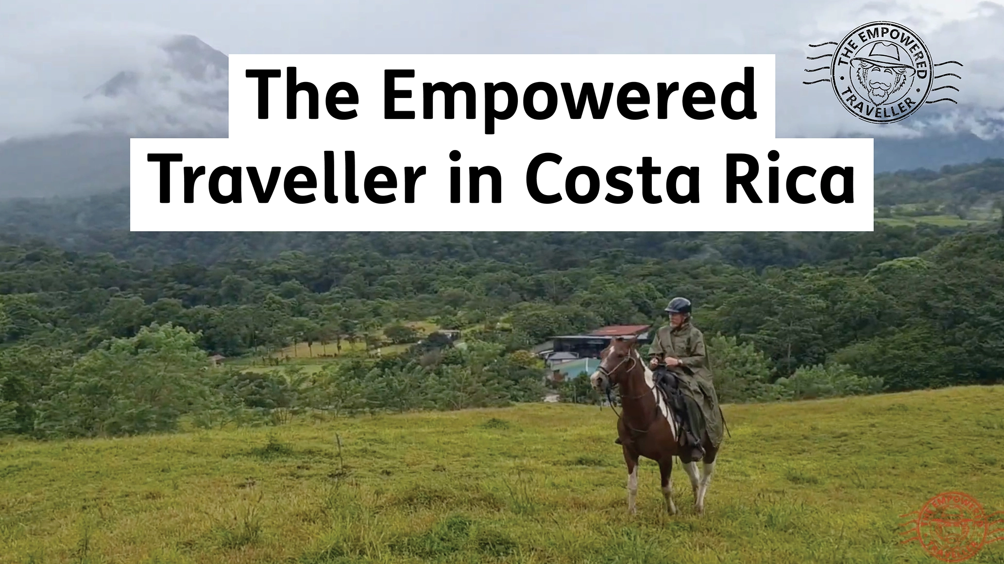 Photo of Matt Dennis on a horse in Costa Rica 