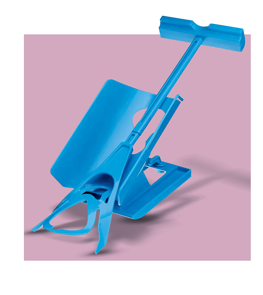 A sock and shoe slider